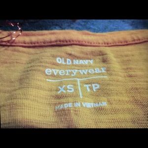 Old Navy Yellow Tank Top